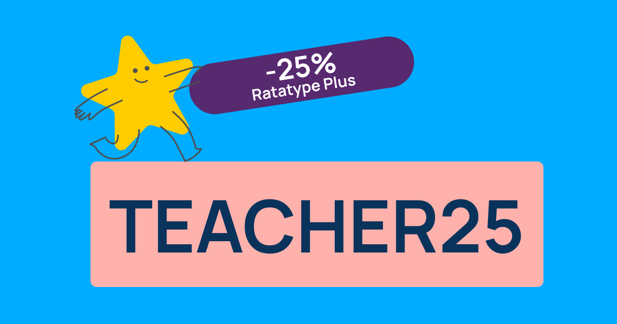 Öğretmenler Günü'ne özel TEACHER25 koduyla Ratatype Plus'ta %25 indirim